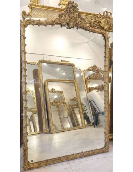 Miroir Louis XVI 120*195cm - miroirs de cheminée-Bozaart