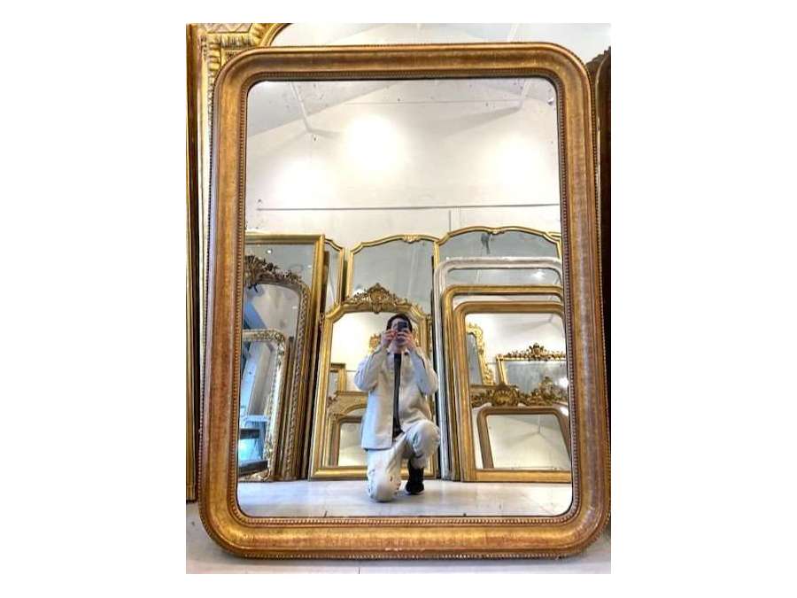 Louis Philippe mirror 4 round corners 122*157cm