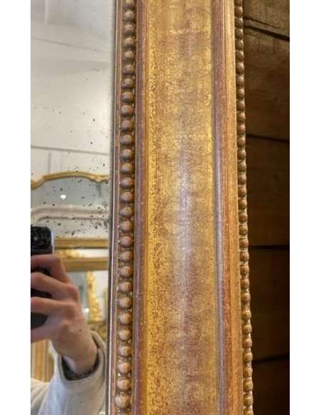 Louis Philippe mirror 4 round corners 122*157cm - mirrors-Bozaart
