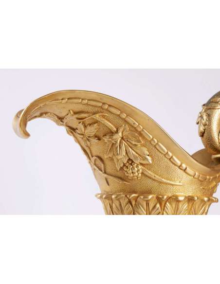 Clodion, Paire D’aiguières En Bronze à Deux Patines, Fin Du XIXème Siècle - LS14147851 - coupes, vasques, cassolettes-Bozaart