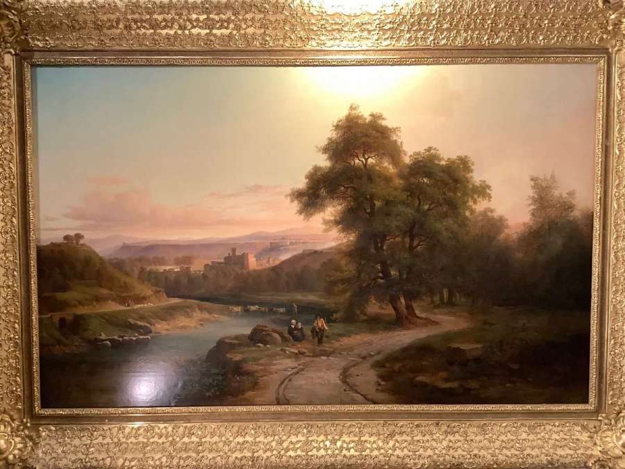 Painting By Nicolas Victor Fonville (1805-1856) Italian Landscape