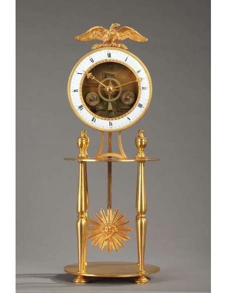 Directory Skeleton Clock - antique clocks-Bozaart