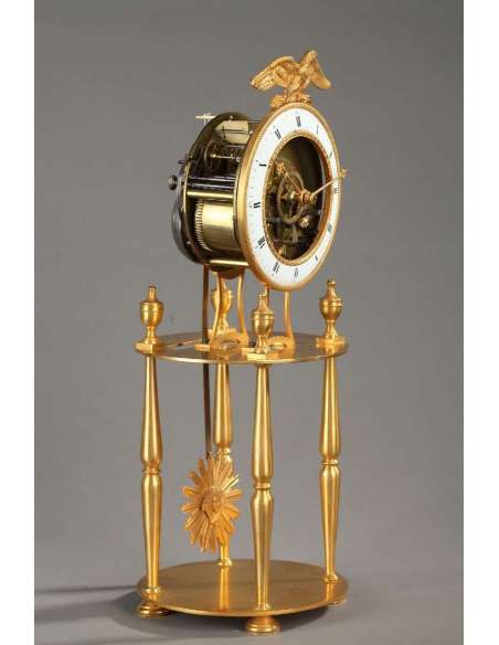 Directory Skeleton Clock - antique clocks-Bozaart