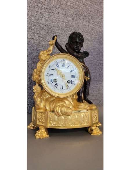 A Clock with love Louis XVI - antique clocks-Bozaart
