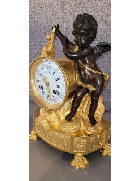 A Clock with love Louis XVI - antique clocks-Bozaart