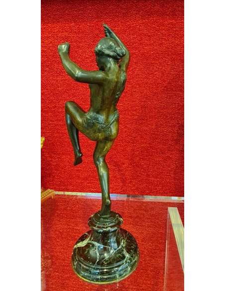 Bronze Art Déco, La Danseuse, Signé Clemencin - Bronzes anciens-Bozaart
