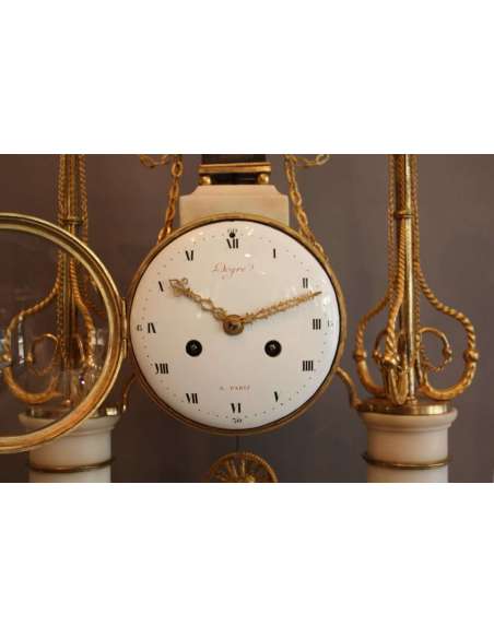 Louis XVI Clock Signed Degree - antique clocks-Bozaart