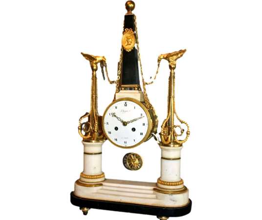 Louis XVI Clock Signed Degree - antique clocks