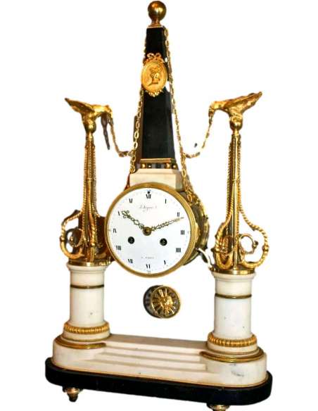 Louis XVI Clock Signed Degree - antique clocks-Bozaart