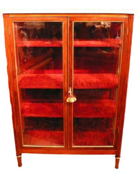 18th Century Mahogany Display case from the Louis XVI period - showcases-Bozaart