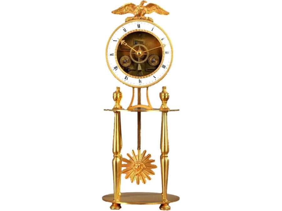 Directory Skeleton Clock - antique clocks