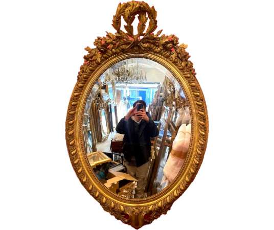Louis XVI Oval Mirror 80*120cm - mirrors
