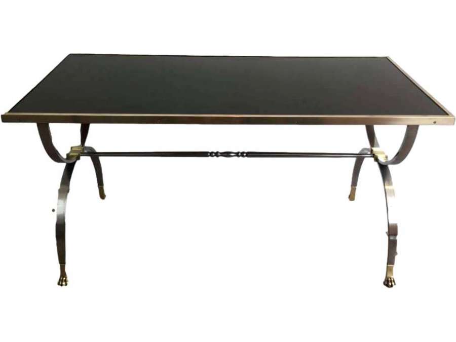 20th Century Neoclassical Steel Coffee Table