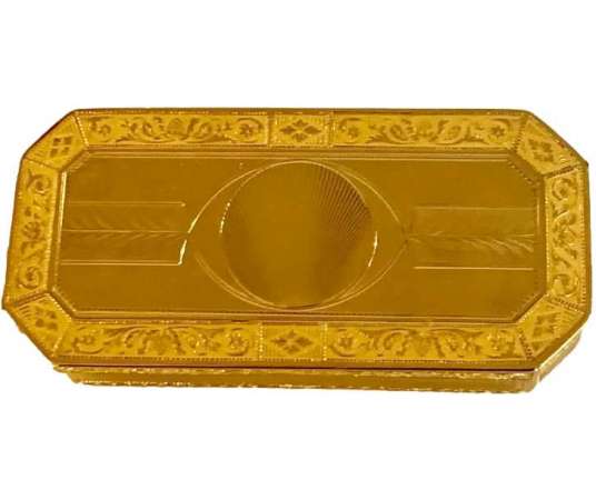 Gold Snuffbox By David Lhonorey - Tobacco and Opium