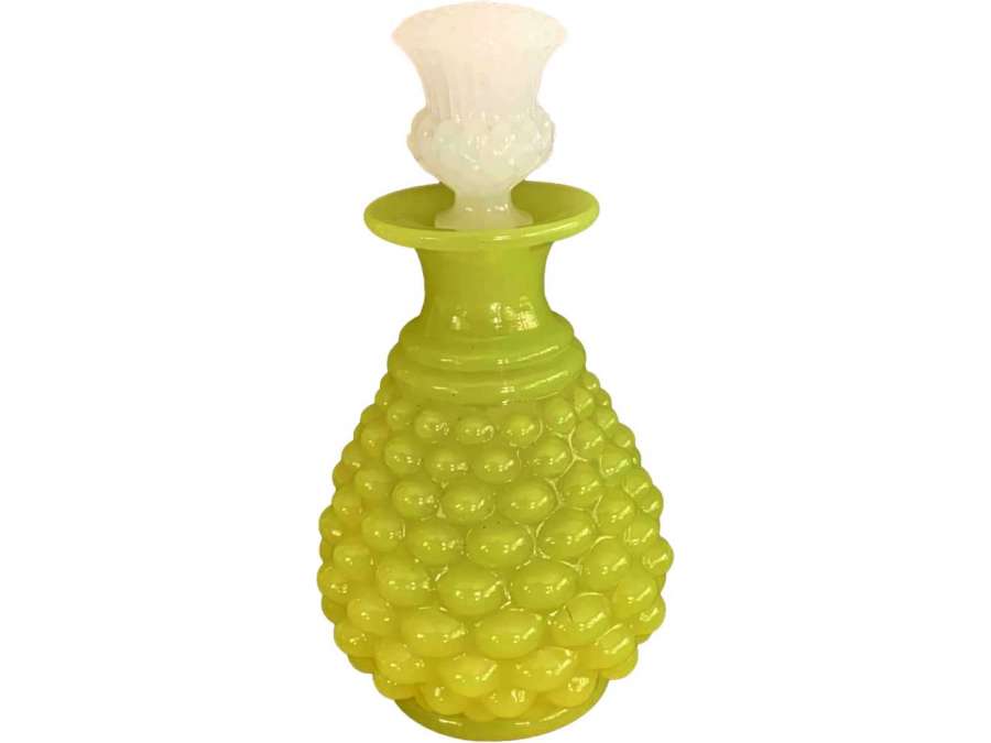 Baccarat: Yellow Opaline Bottle