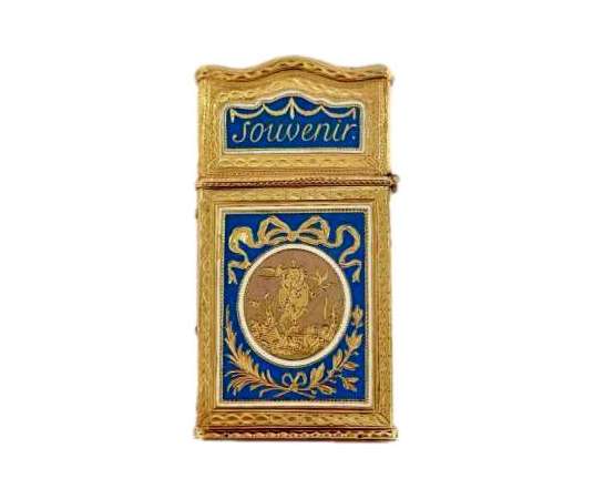 Gold And Enamel Secret Box Of The XVIII Century - boxes, cases, necessary, boxes