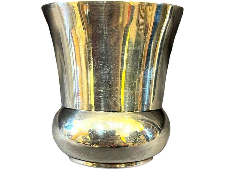 Christofle: 20th century solid silver tumbler