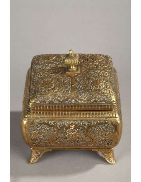 Precious Oriental Style Box F.Barbedienne and A. Point - boxes, cases, necessary, boxes-Bozaart