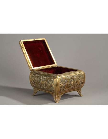 Precious Oriental Style Box F.Barbedienne and A. Point - boxes, cases, necessary, boxes-Bozaart