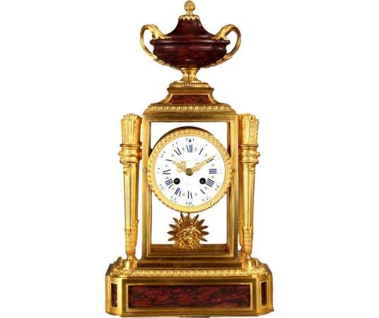 Cage Clock Signed Raingo Frères, - antique clocks