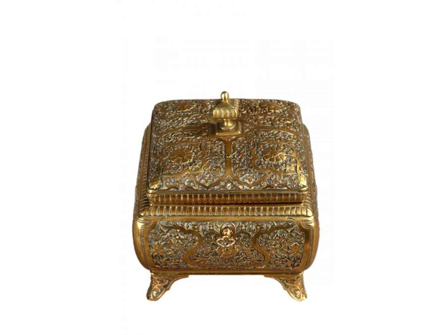 Precious Oriental Style Box F.Barbedienne and A. Point