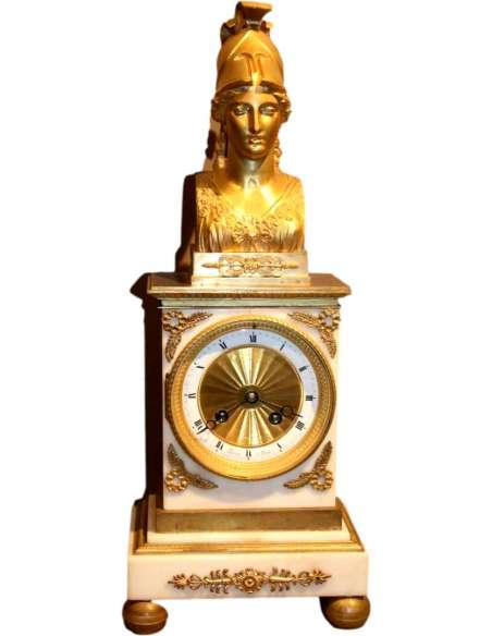 Empire Terminal clock in La Minerve - antique clocks-Bozaart