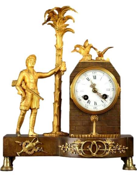 Hunter's Clock - antique clocks-Bozaart