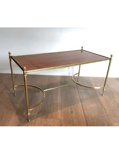 Table Basse style néoclassique du 20ème Siècle en Laiton-Bozaart