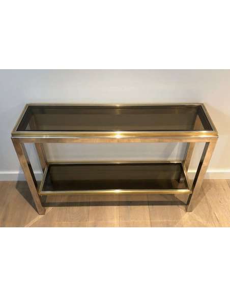 20th Century Console Table in Chrome-Bozaart