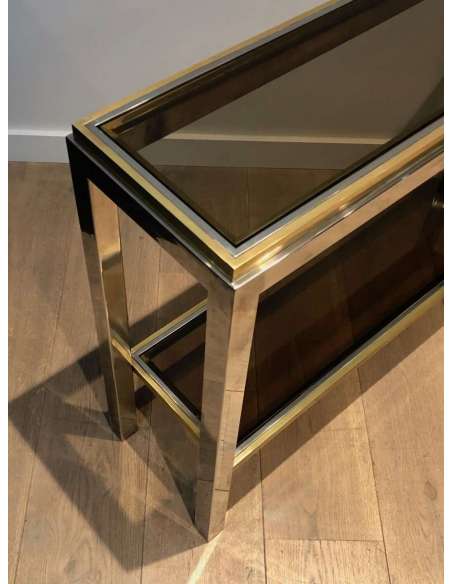 20th Century Console Table in Chrome-Bozaart