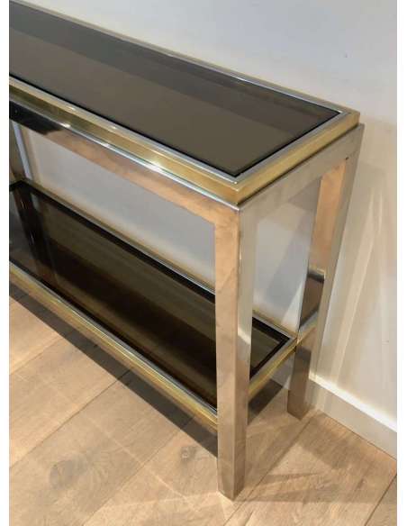 20th Century Console Table in Chrome-Bozaart