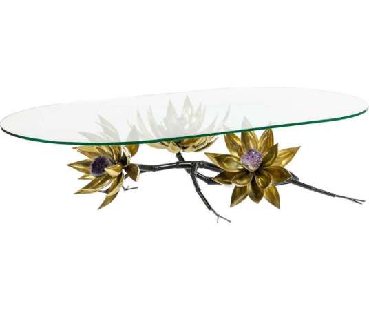 Willy Daro, Bronze Coffee Table, 1970s, LS54702803B - Coffee Tables
