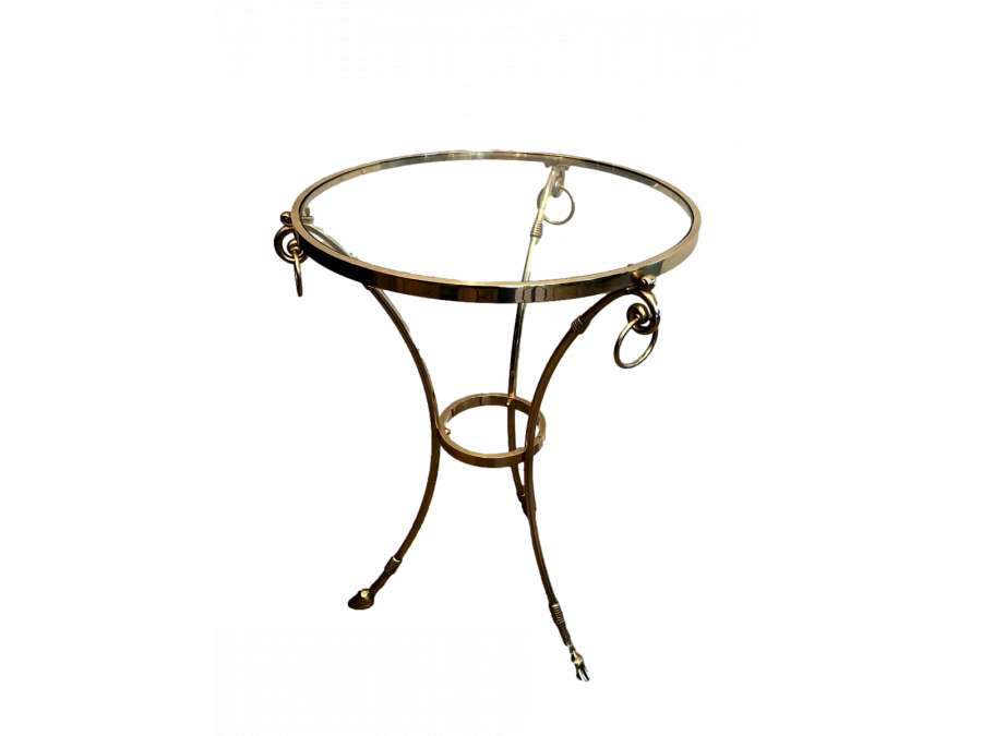 20th century table in brass