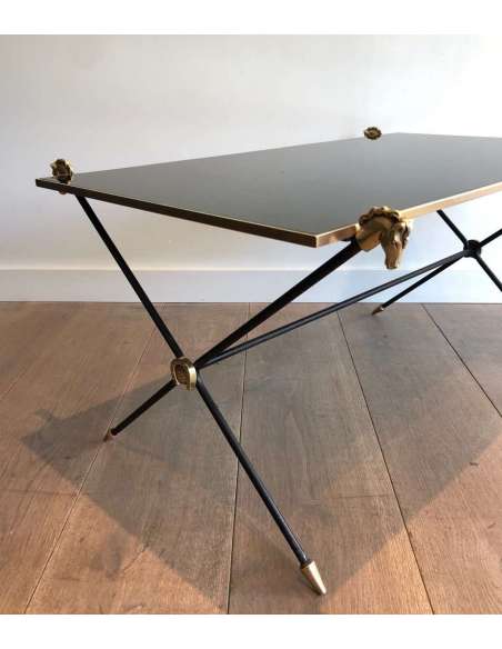 20th century metal coffee table Modern work-Bozaart