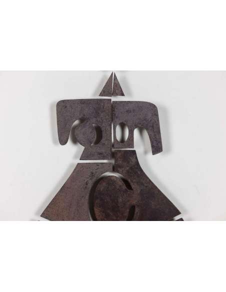 Panneau « Brita La Nageuse », Travail Contemporain, LS54501976C - sculptures autres matériaux-Bozaart