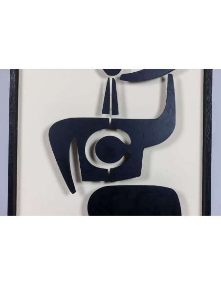 Panneau « Bugler La Trompette », Travail Contemporain, LS54421976C - sculptures autres matériaux-Bozaart