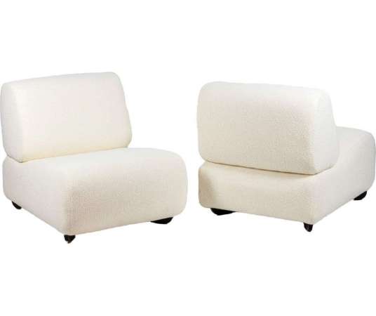 Pair Of Armchairs, 1970s, LS52681274B - Design Seats