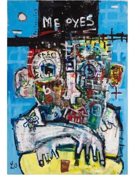 Dimitris Pavlopoulos, Me oyes, ayer paso, travail contemporain - Ls44381001 - Tableaux peintures abstraites-Bozaart