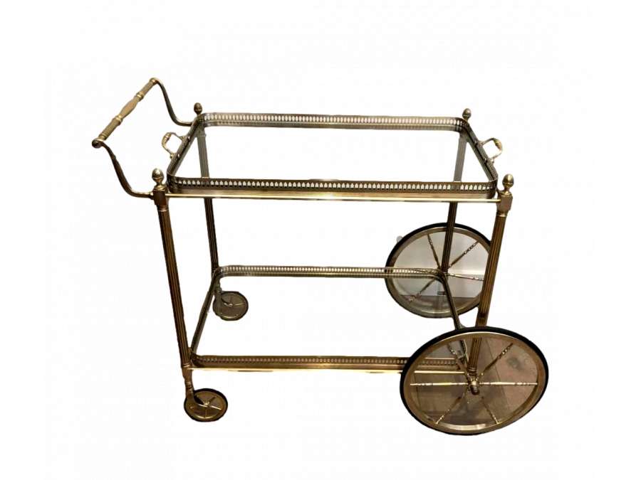 Neoclassical Rolling Cart+by Maison Bagués, circa 1940