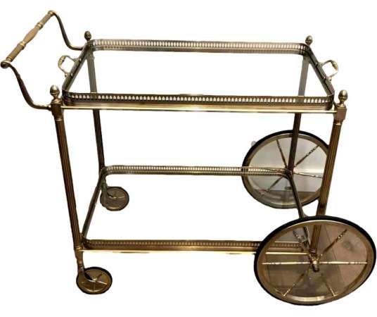 Neoclassical Rolling Cart+by Maison Bagués, circa 1940