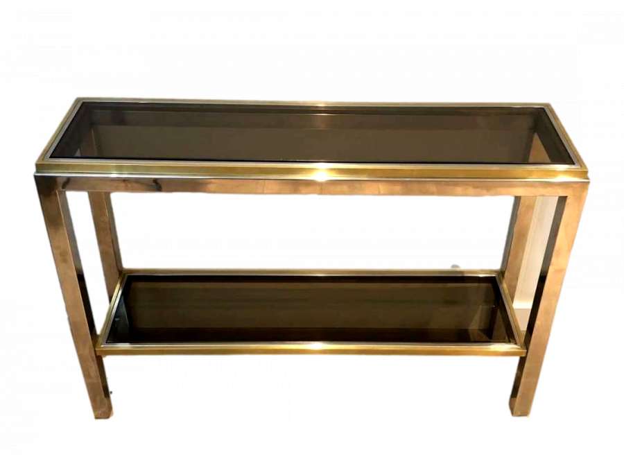 20th Century Console Table in Chrome