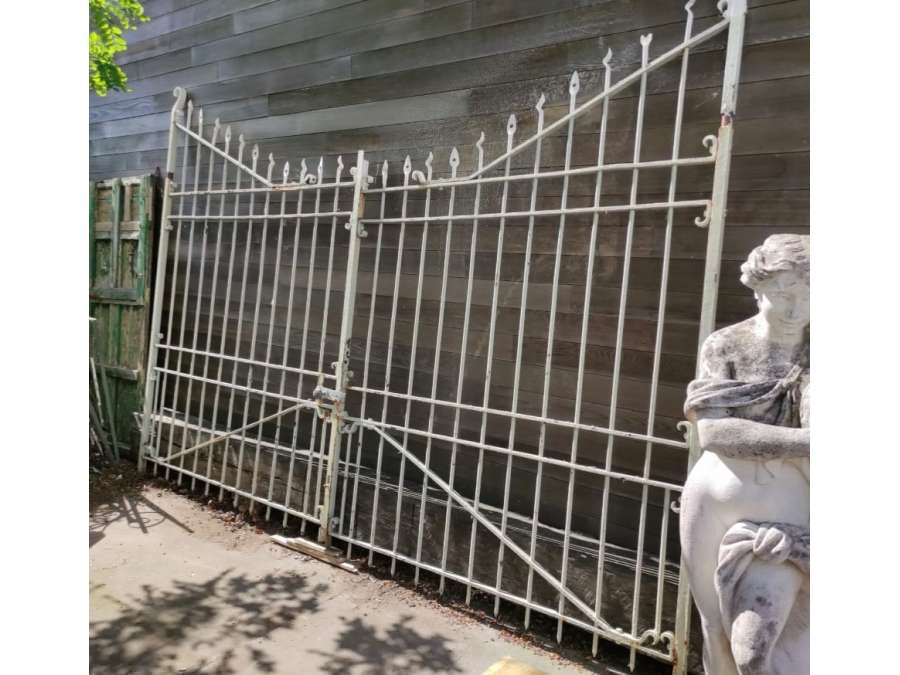 19th Century Wrought Iron Property Gate