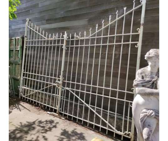 19th Century Wrought Iron Property Gate