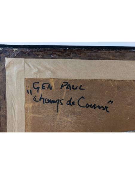 Gen Paul, Gouache "Racing Fields", 1950s, LS51552051C - Gouaches-Bozaart