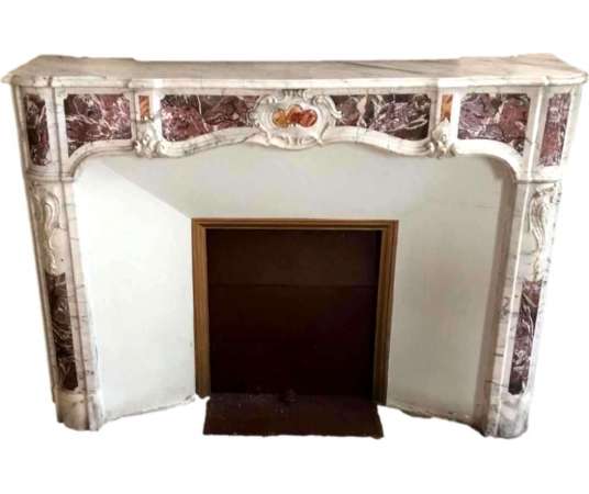 18th century Regency style marble fireplace
