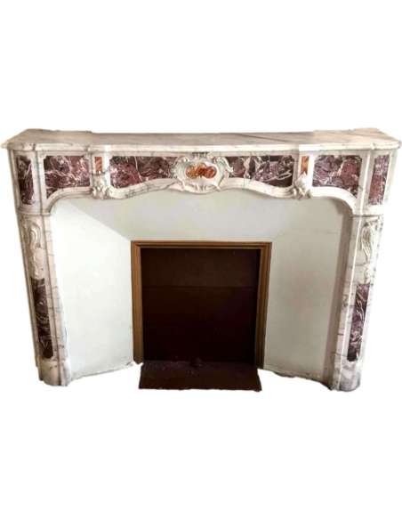18th century Regency style marble fireplace-Bozaart