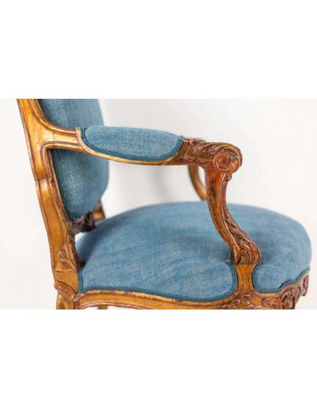 Paire De Fauteuils De Style Louis XV, Circa 1880 , Ls37471211 - fauteuils-Bozaart