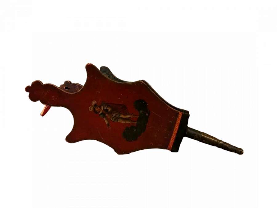 Balayette cheminée violine