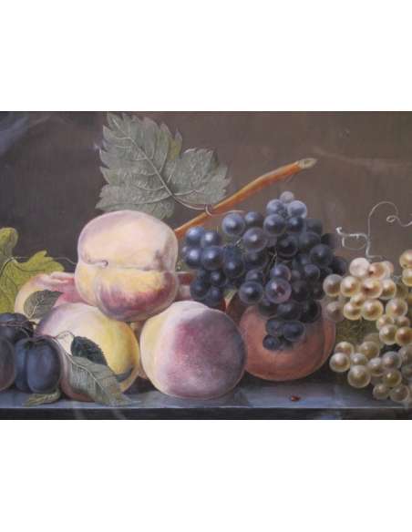Still life with the fruits. 19th century.-Bozaart