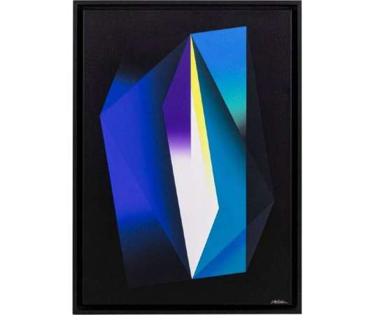 Arthur Dorval, Tableau « Éclosion géométrique, 2020, LS47831251 - Tableaux peintures abstraites
